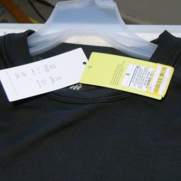 ALL IN MOTION Men's Shirt Stretch Polyester Fitted Long Sleeve Black Size Small - Picture 3 of 11